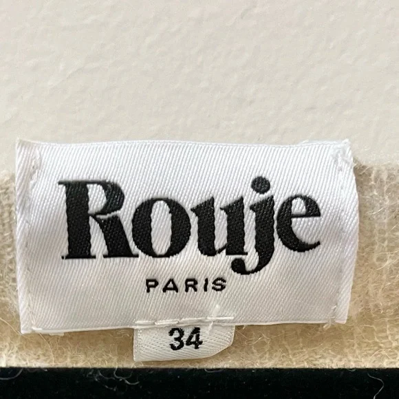 Rouje Angelique Sweater in Beige, FR Size 34 (US 2)